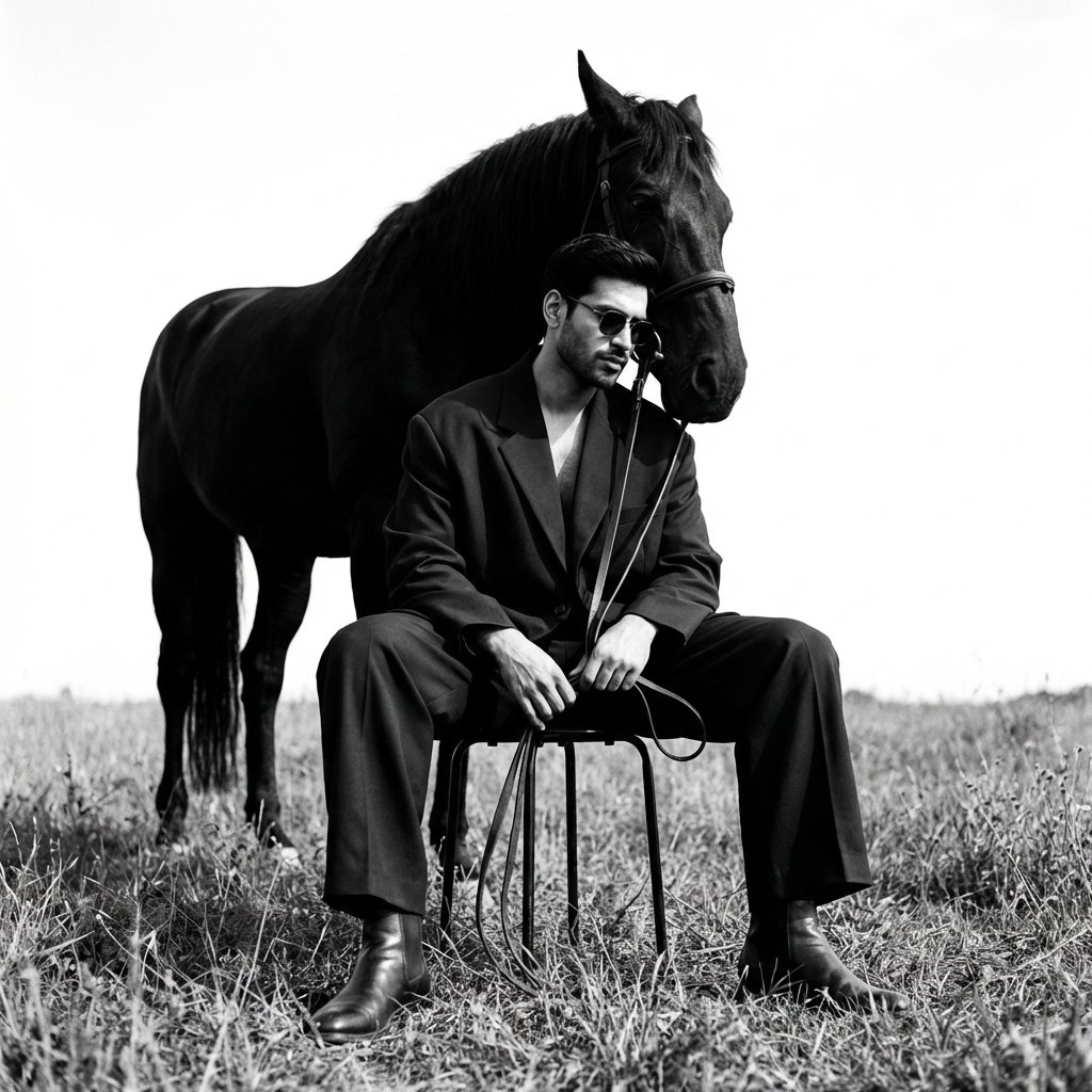 Agan: Monochrome Equestrian