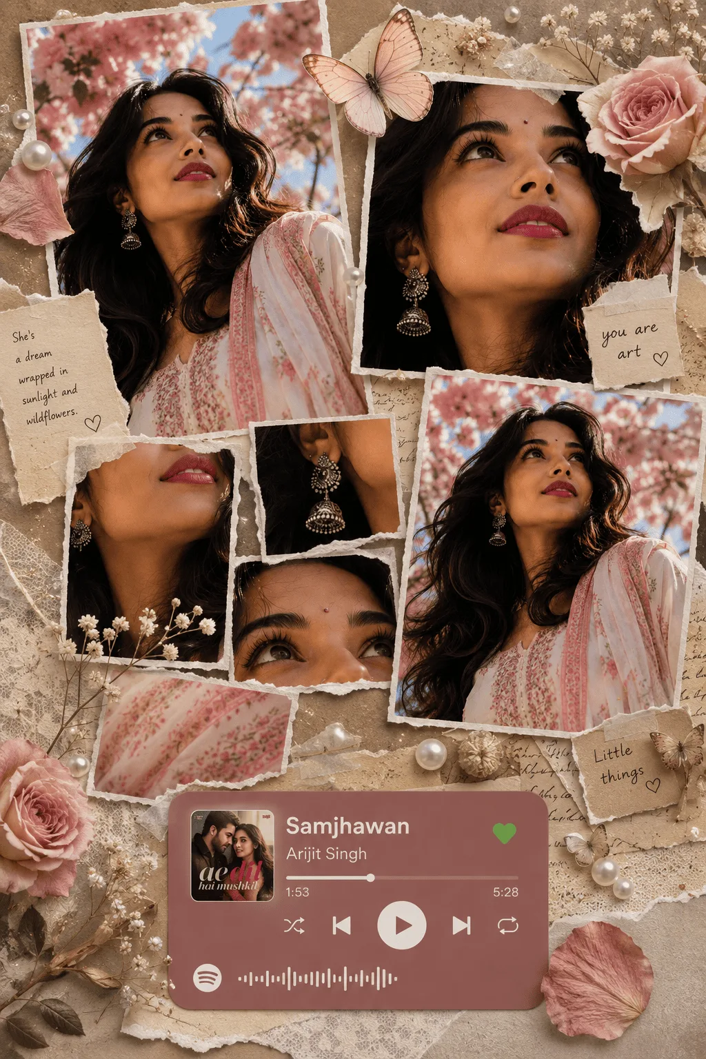 Aesthetic AI Photo Collage Prompt
