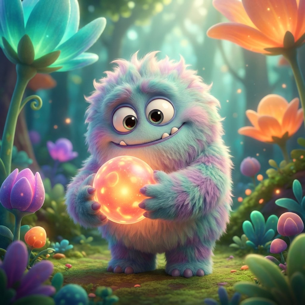 3D Art — Octane Render 3D Cute Robotic Companion Ch #431