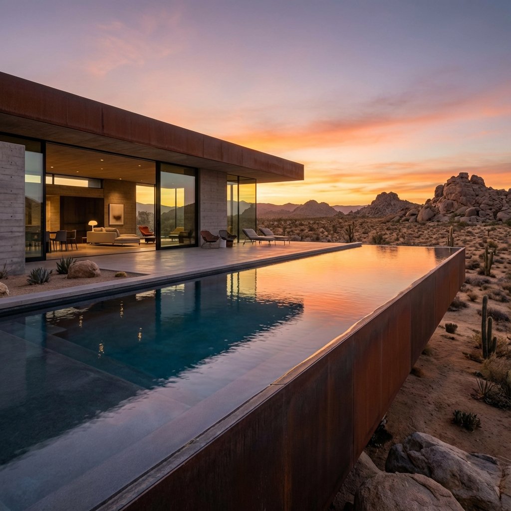 Architecture — Brutalist Parametric Glass-And-Concrete Li #762