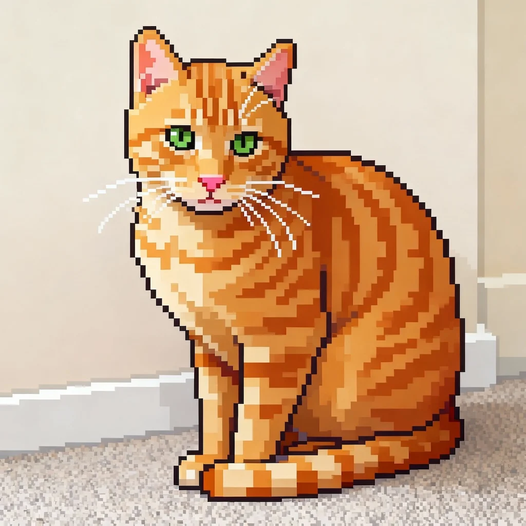 Retro Pixel Art Transformation (#nb_27)