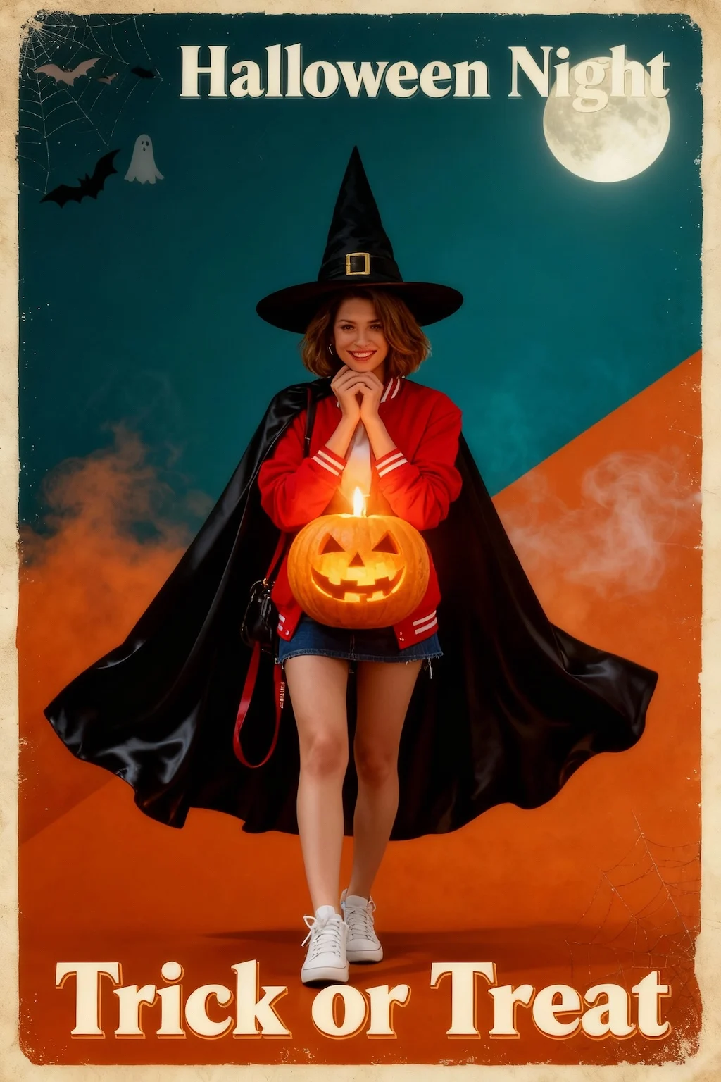 Vintage Halloween Poster Transformation (#nb_25)