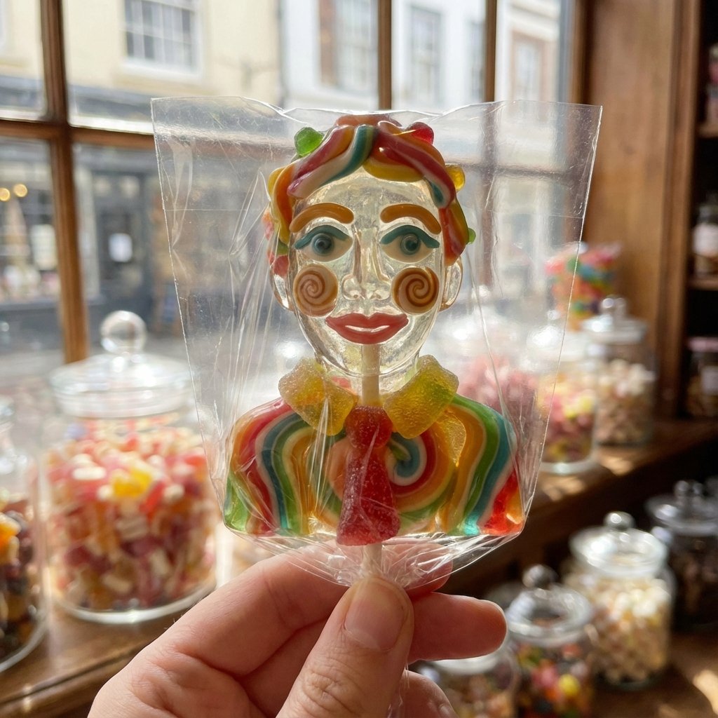 a candy sculpture version of this portrait wrapped (#pic_276)