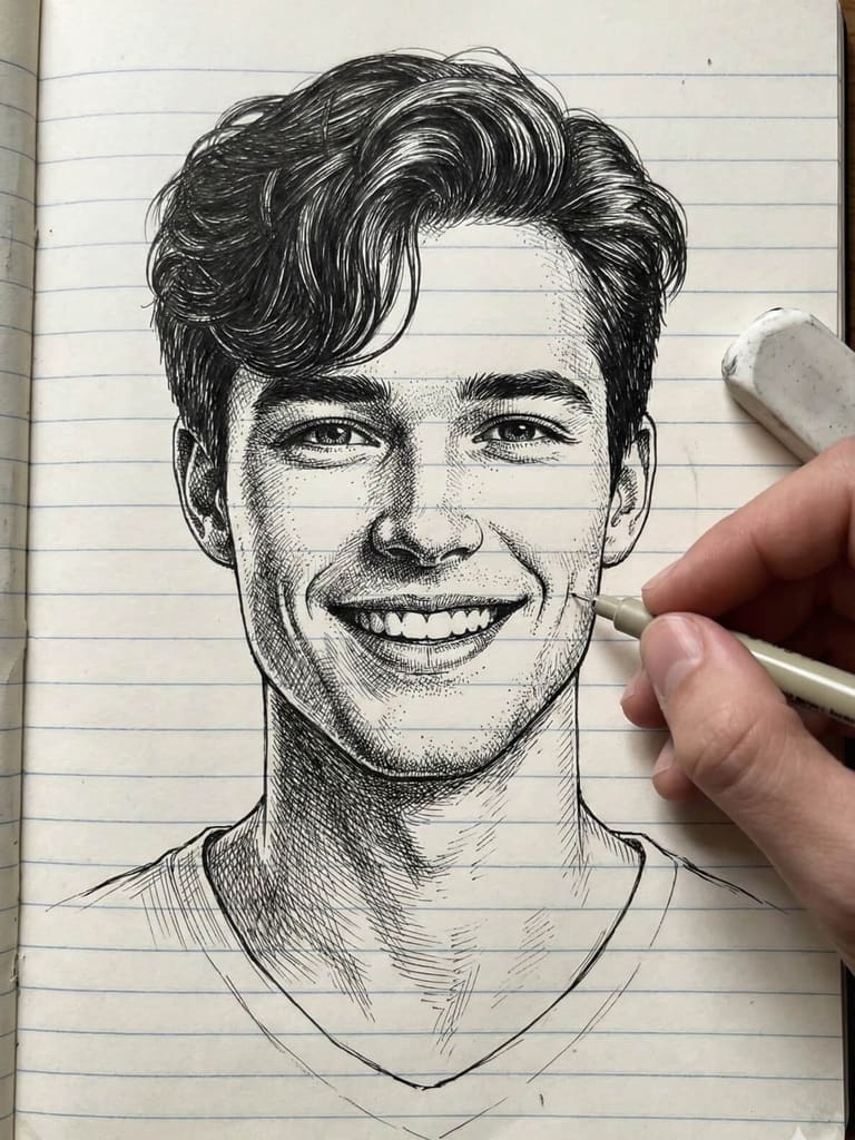 The Lined Notebook Portrait (#pp_116)