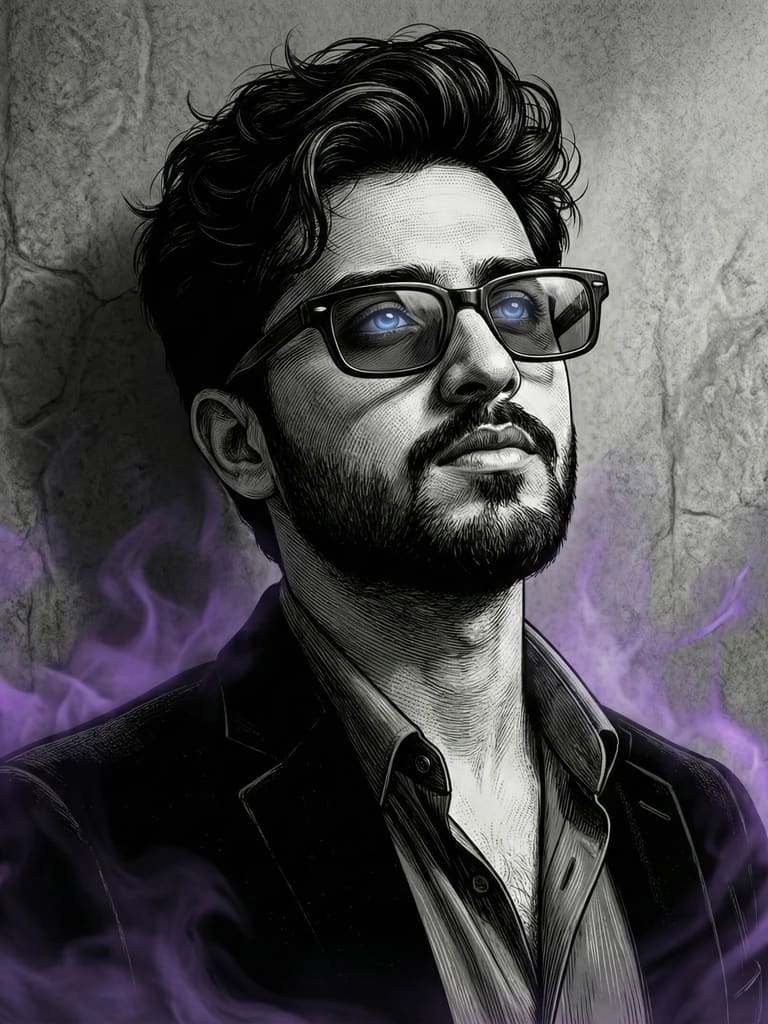 Purple smoke artwork (#pp_315)