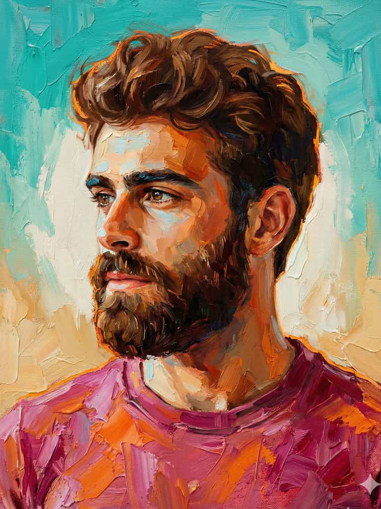 Impasto Portrait (#pp_453)
