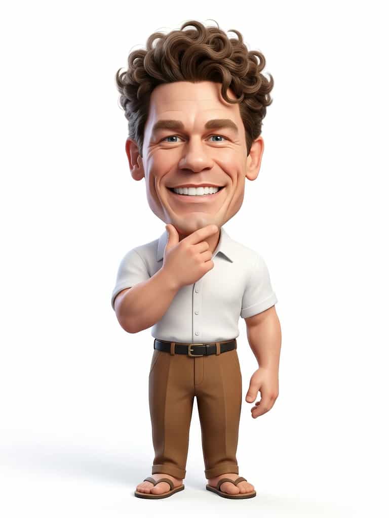 Smiling 3D Caricature (#pp_697)